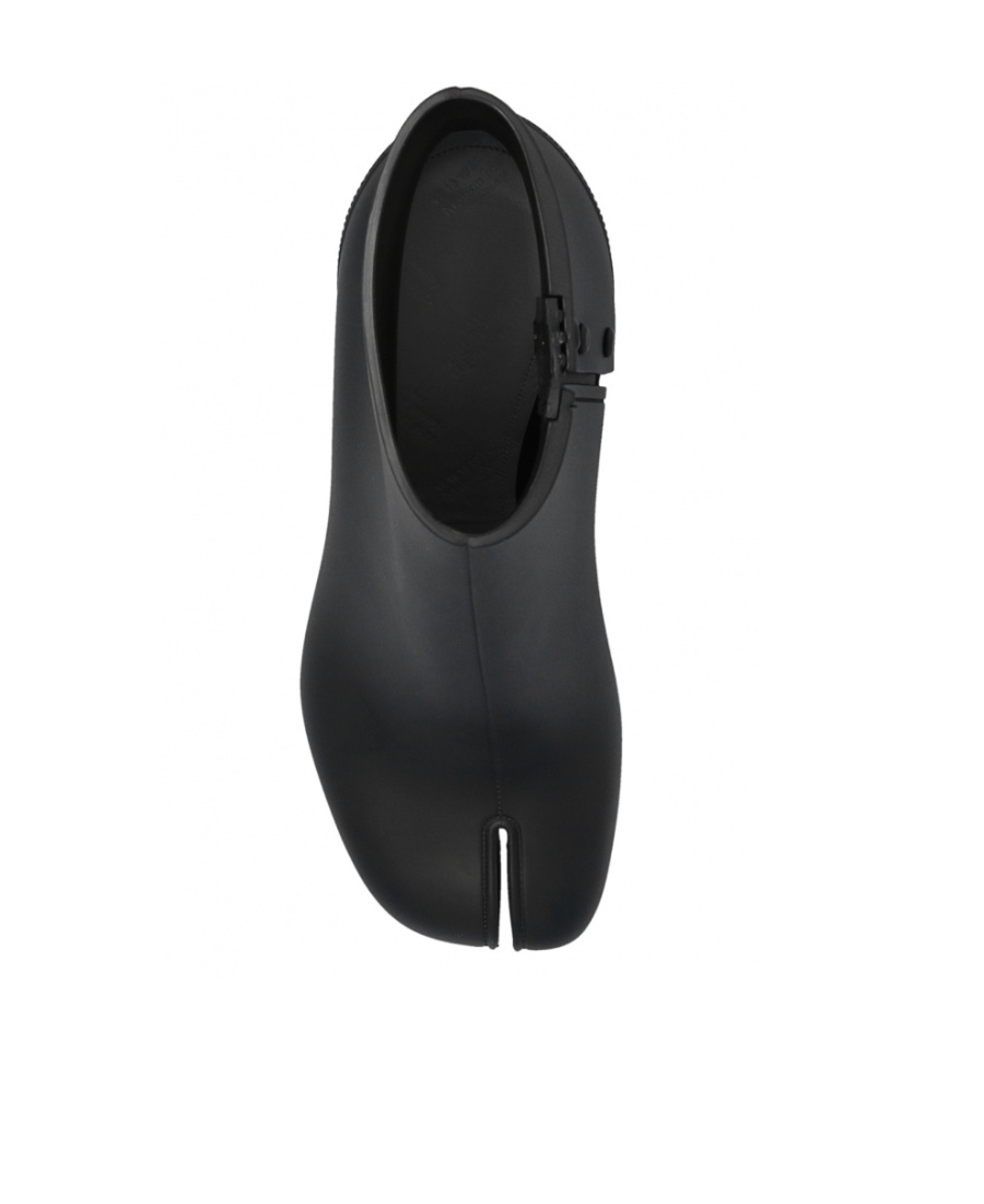 Maison Margiela Tabi Rubber Boots In Black