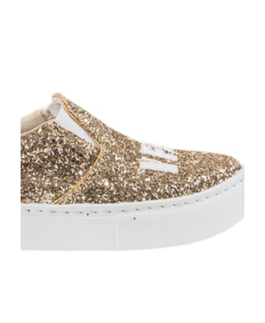 Chiara Ferragni Logo Round-headed Casual Sports Shoes In White