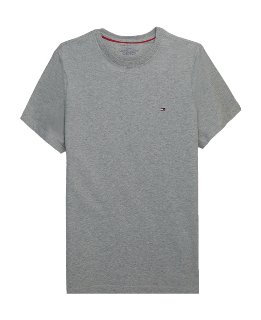 Tommy Hilfiger Item O-neck Short-sleeved T-shirt In Gray