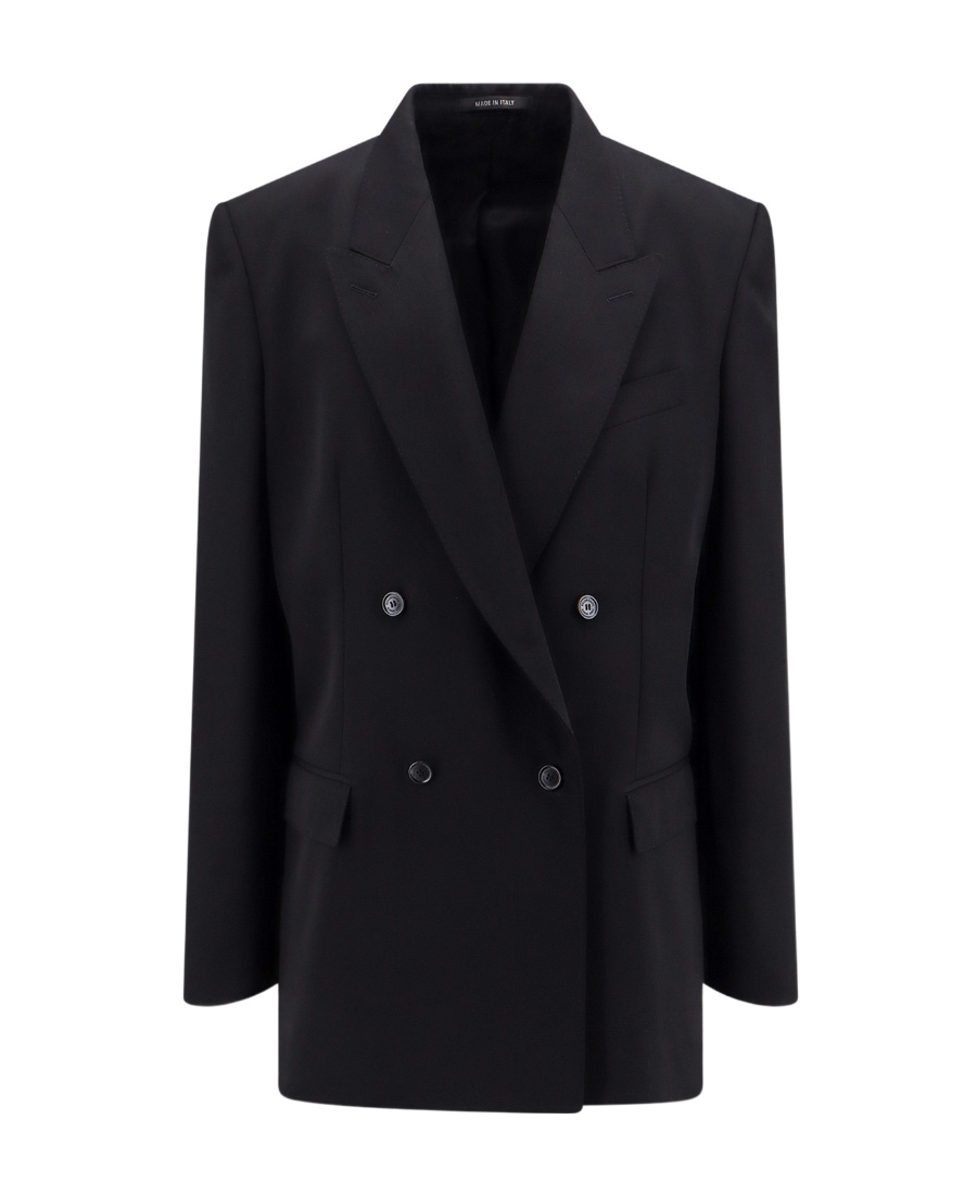 Balenciaga Double-breasted Jacket In Black