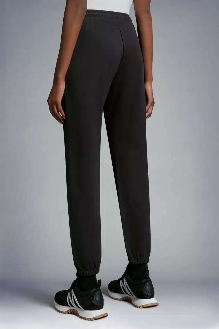 MONCLER LOGO PATCH TRACKPANTS 