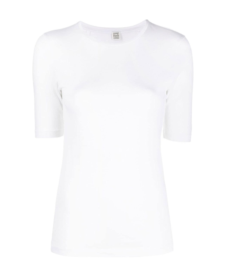 Totême Toteme Classic Rib Tee In White