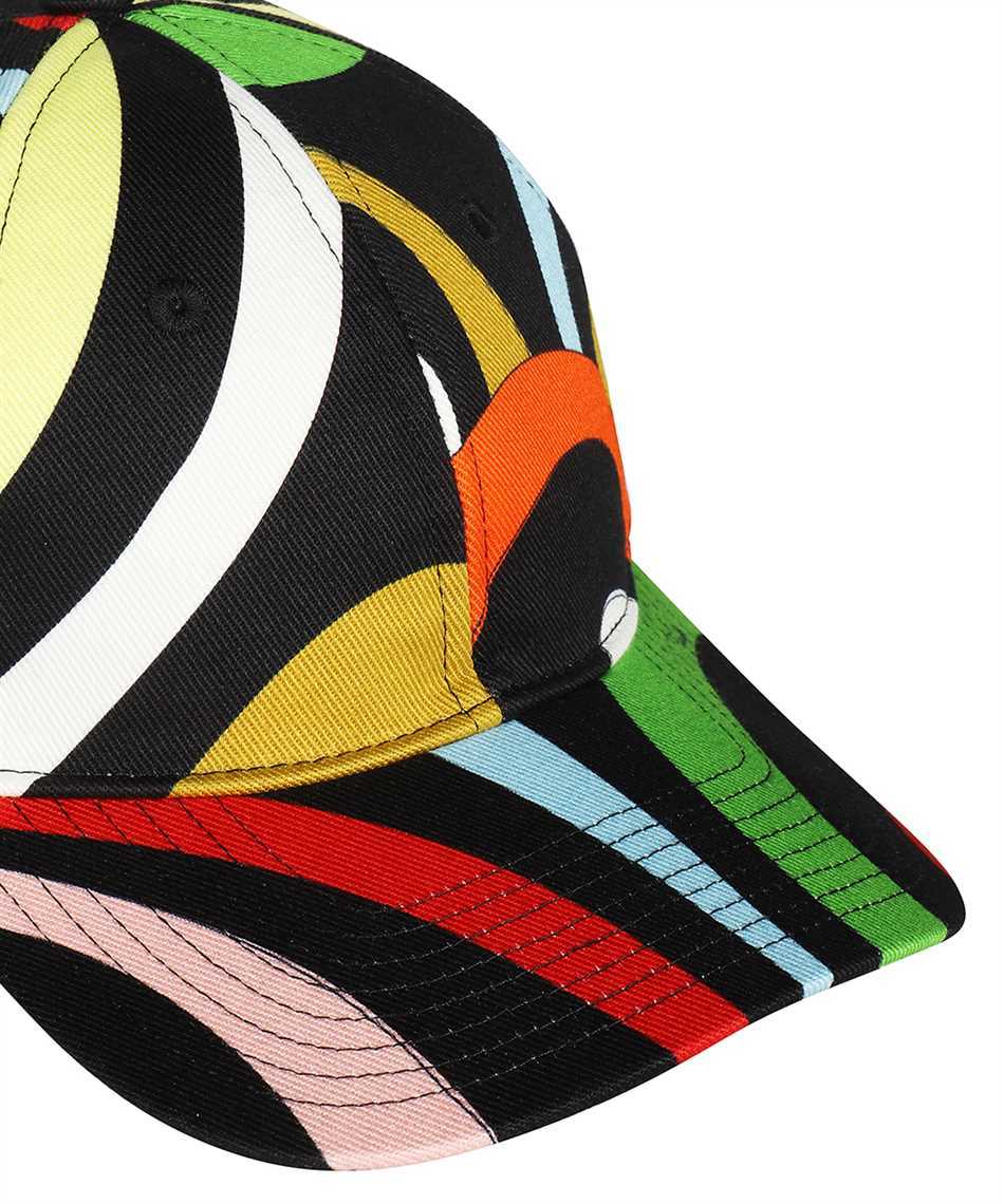 Pucci Marmo-print Baseball Cap In Black