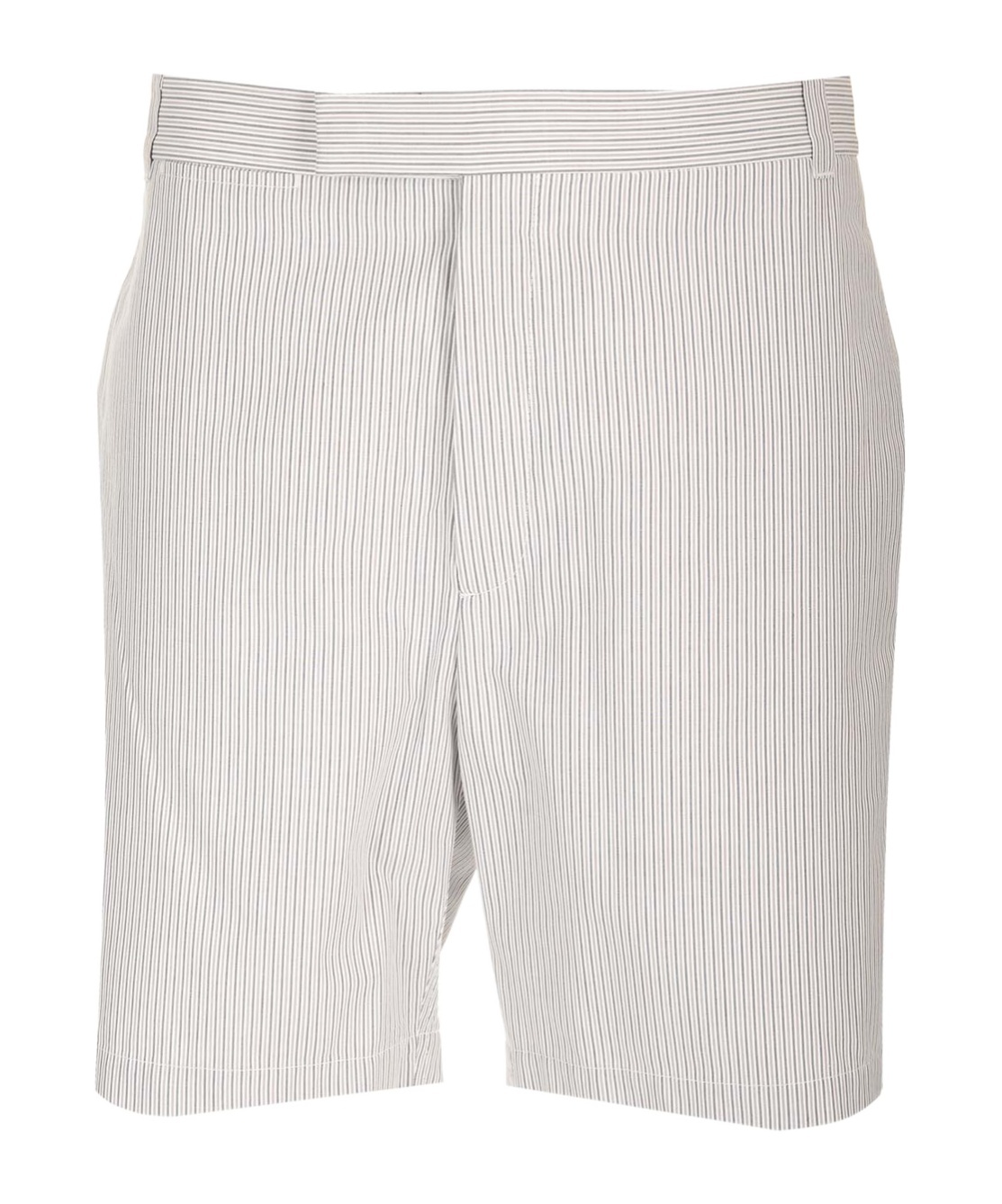 Thom Browne Stripe-pattern Tailored Shorts In White