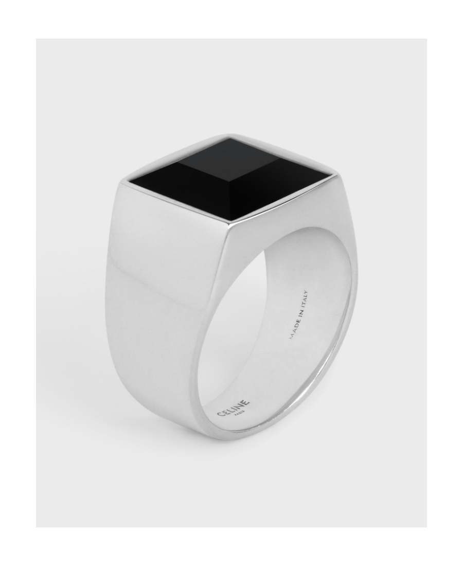 Celine Aiguise Ring In White