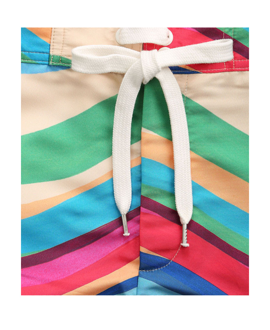 Red Valentino Printed Pattern Shorts In Blue