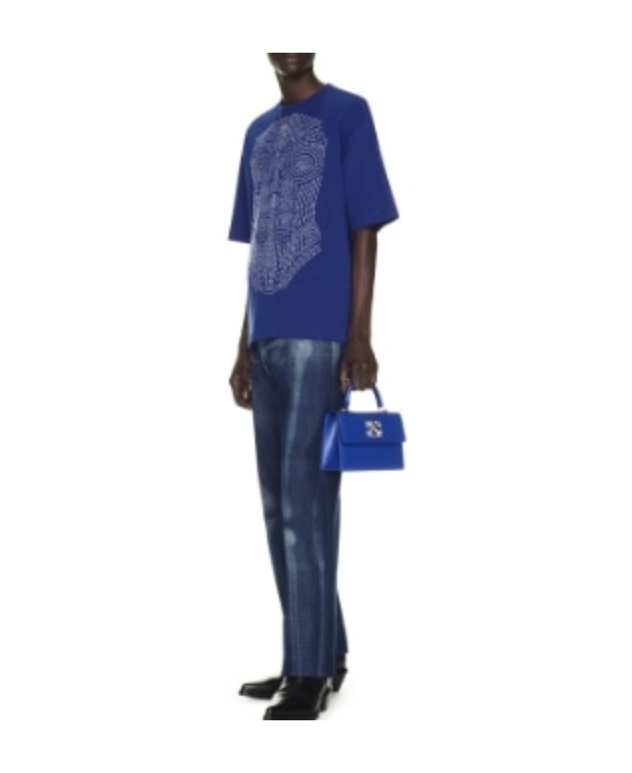 Shop Off-white Body Stitch T-shirt In Blue