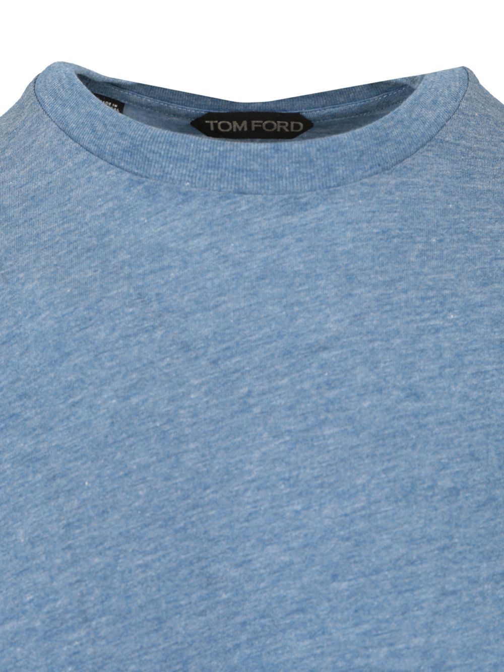 Tom Ford Crewneck Short-sleeved T-shirt In Blue