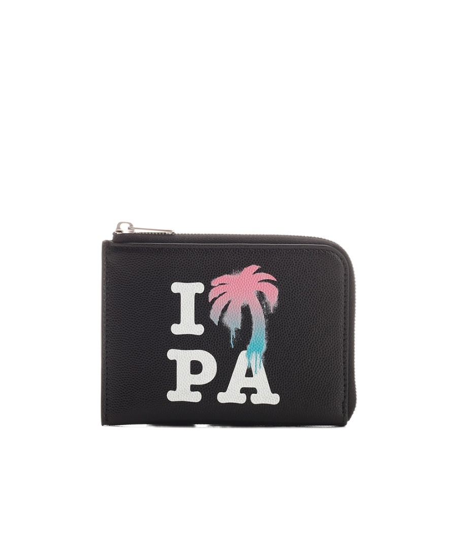 Palm Angels I Love Pa Coin Purse In Black