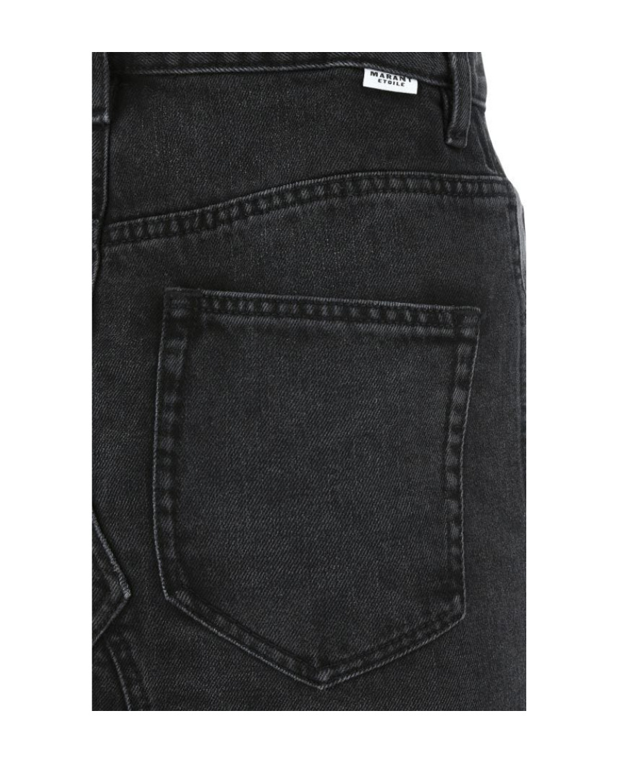 Isabel Marant Étoile A-line Denim Skirt In Black
