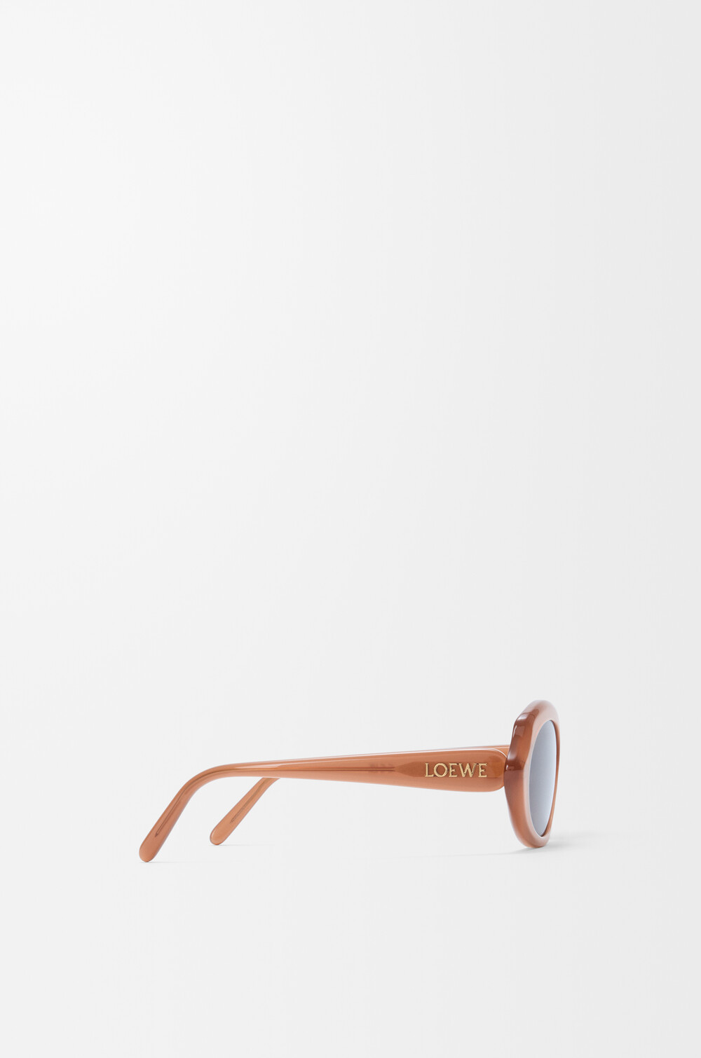 Loewe Occhiali Da Sole Mini Oval Slim In Brown