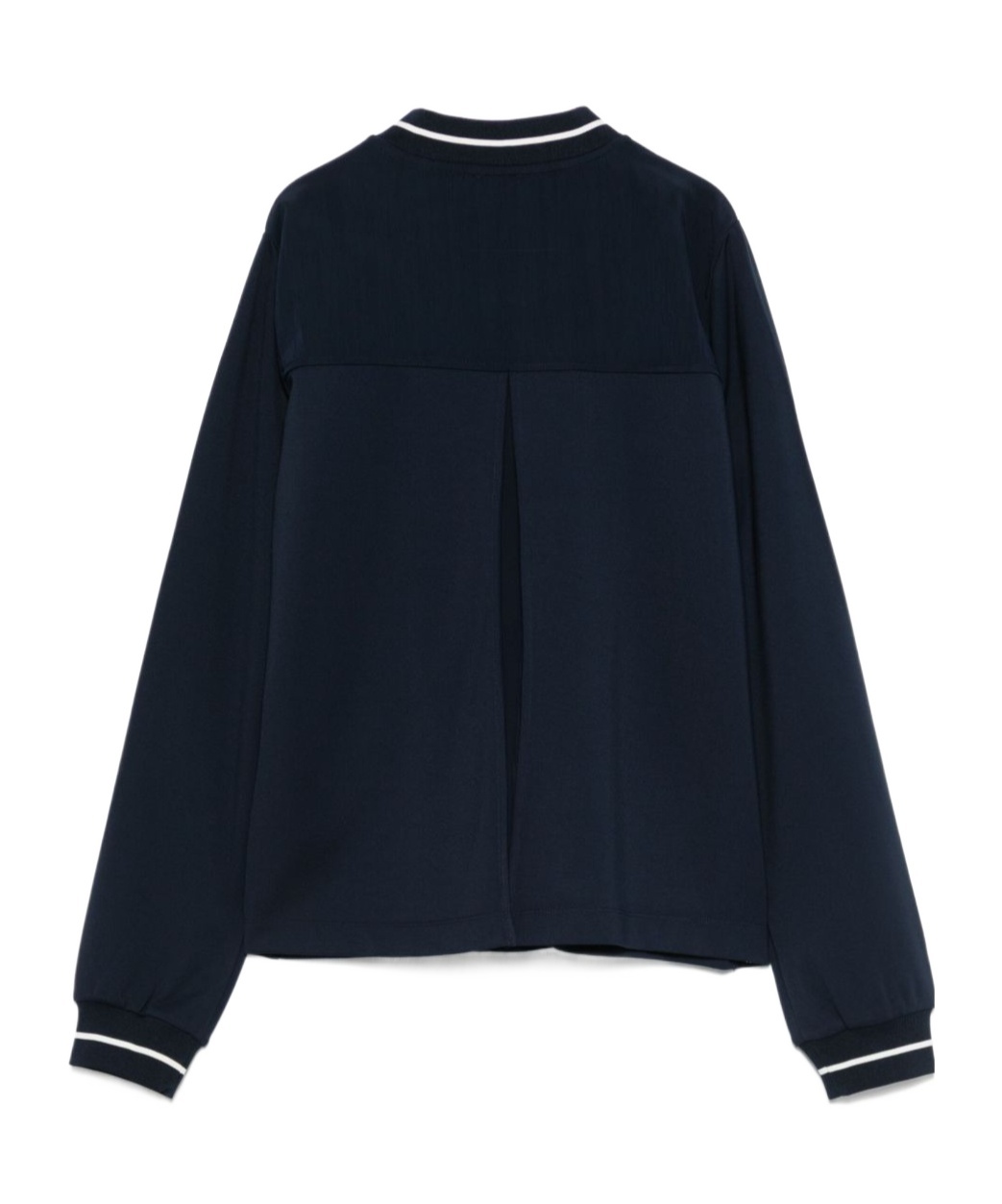 Liu •jo Logo-embroidered Bomber Jacket In Black