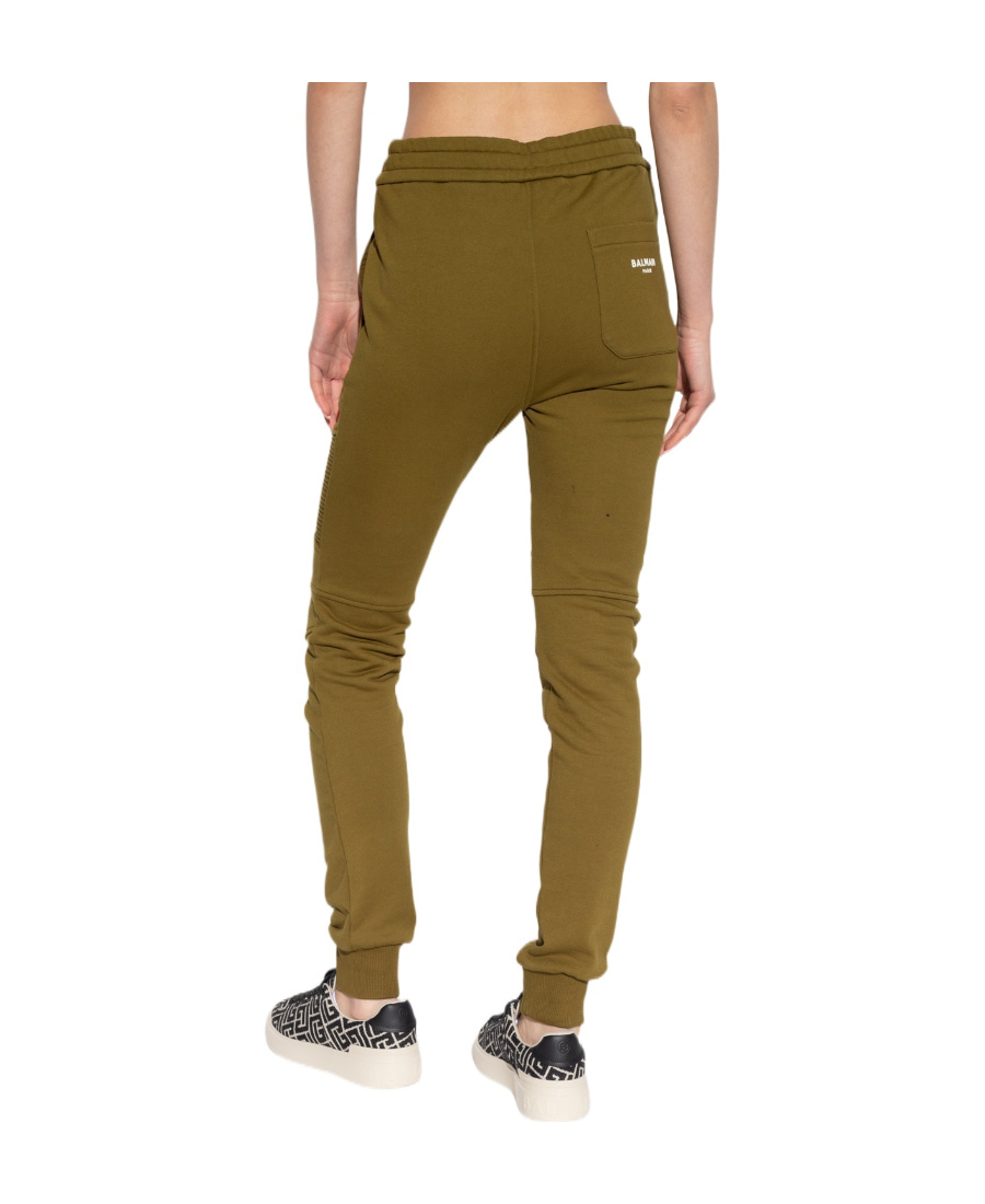 BALMAIN ORGANIC-COTTON TRACK PANTS