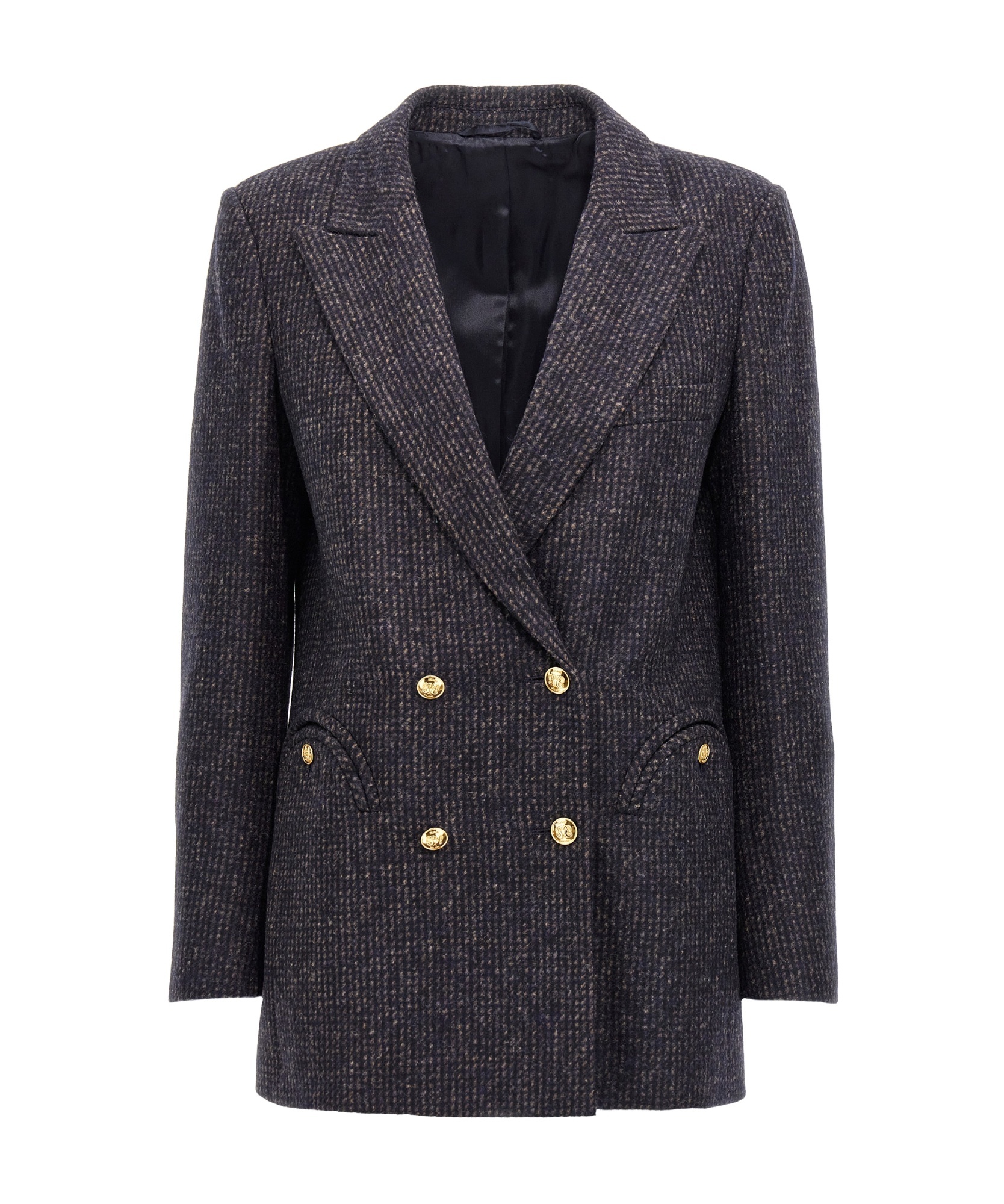Shop Blazé Milano Tatiana Blazer In Black