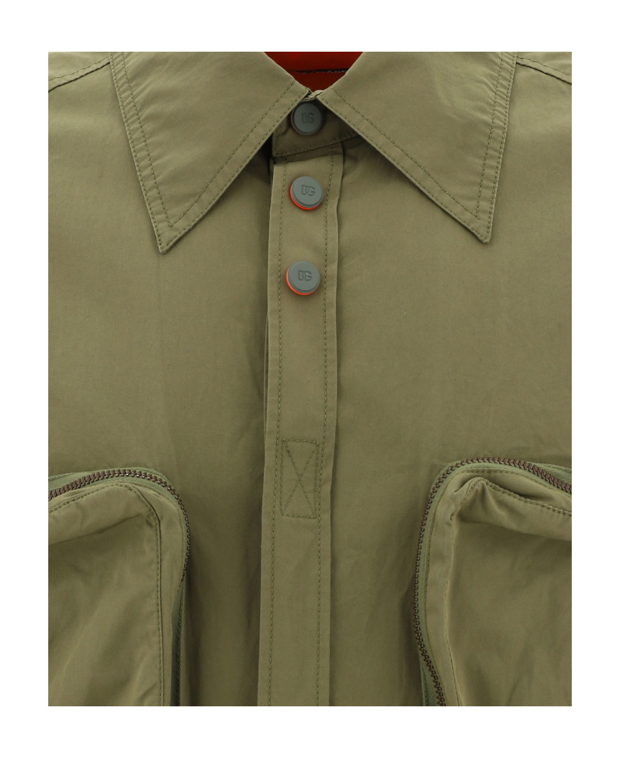 Dolce & Gabbana Khaki Reborn To Live Shirt In Green