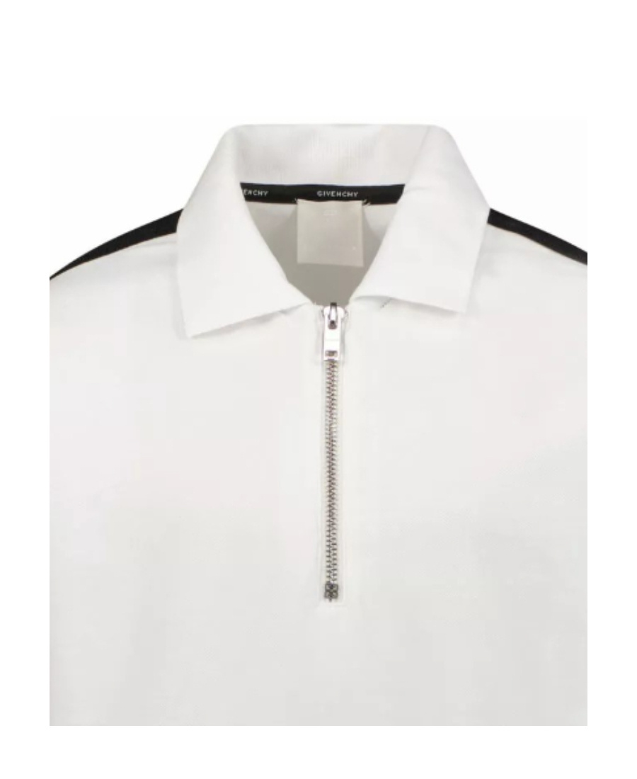 Givenchy Lapel Polo Shirt In White
