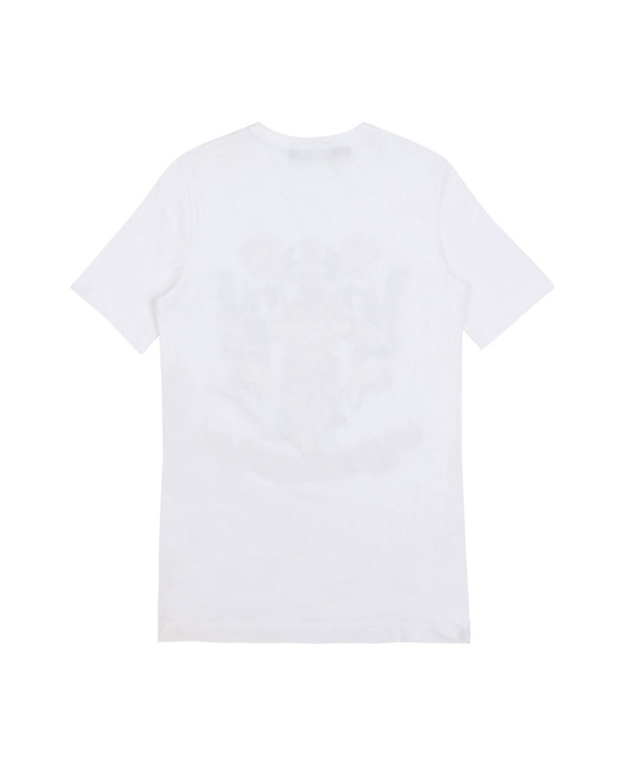 Moschino T-shirt With Round Neck And Short Sleeves In Multicolor