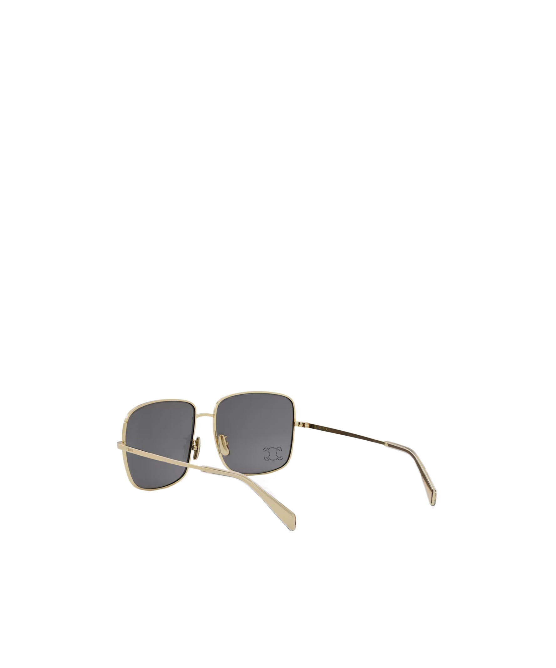 Celine Square Frame Sunglasses In Yellow
