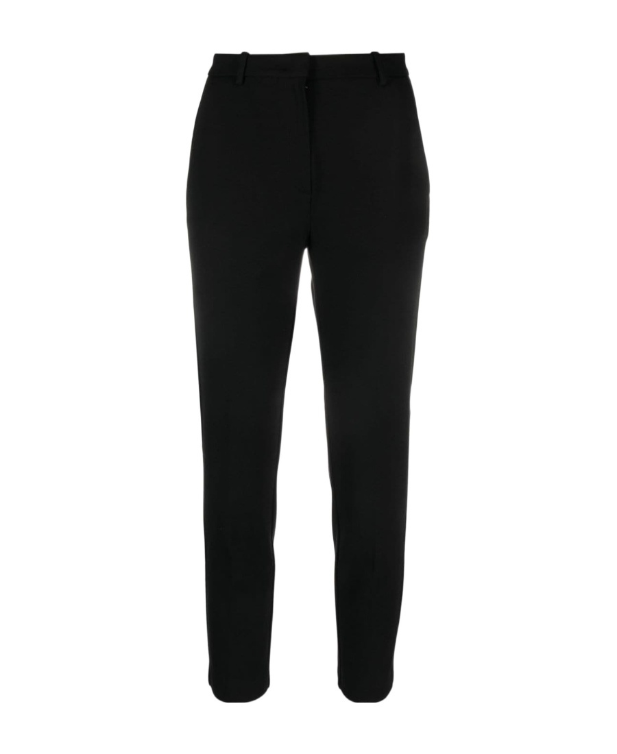 Pinko Black Slim-fit Tailored Trousers In Black