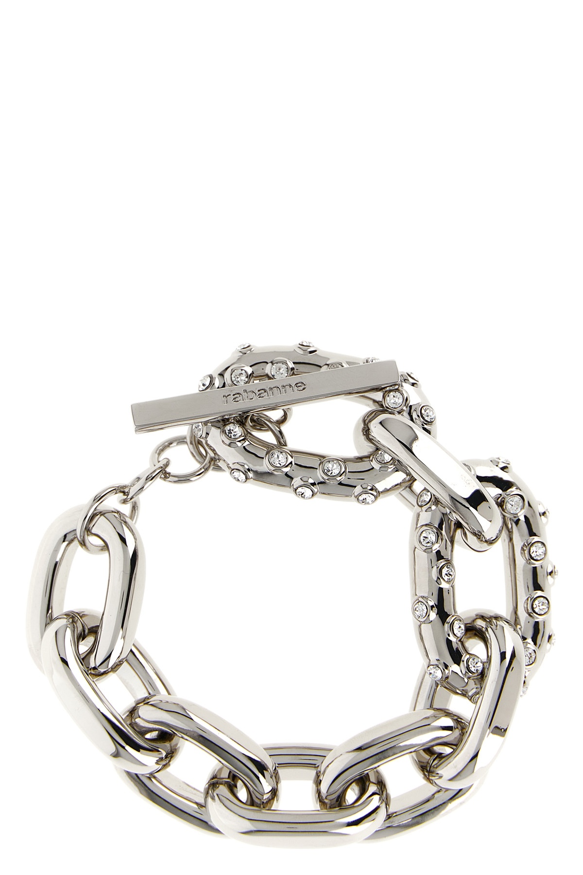 Rabanne 'xl Link' Bracelet In Gray