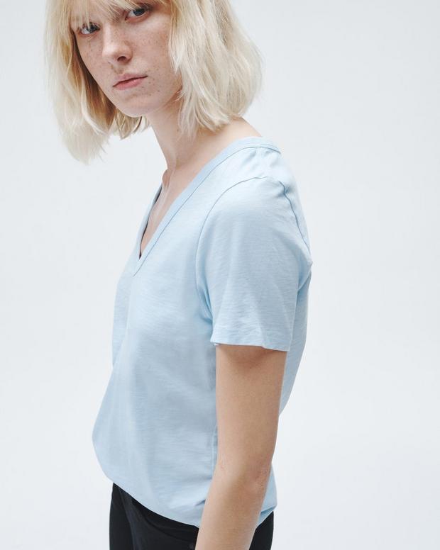Rag & Bone Short-sleeved T-shirt In Blue