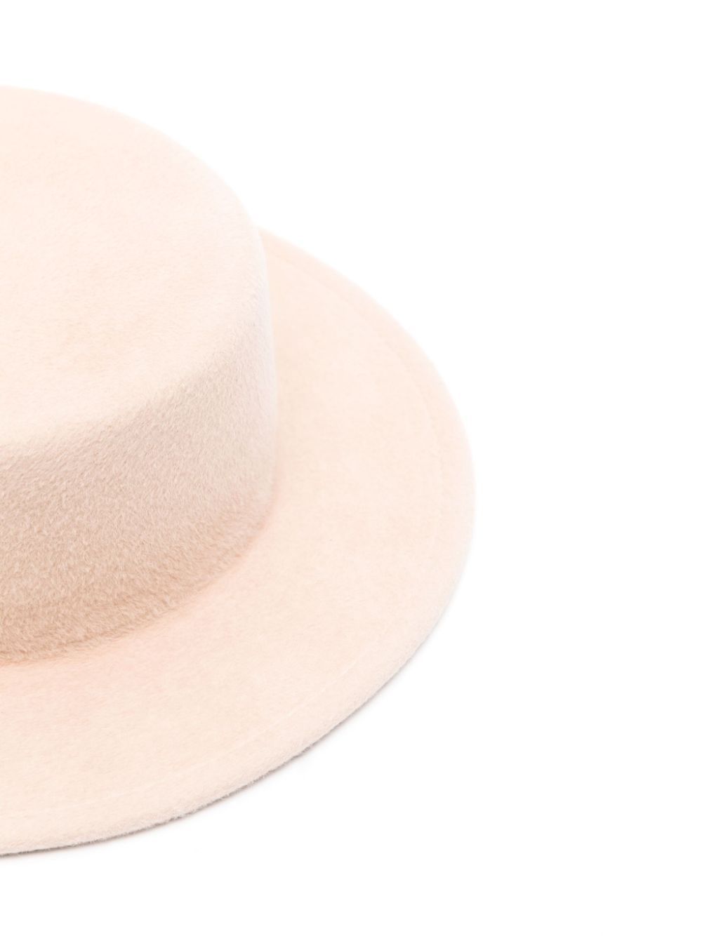 Ruslan Baginskiy Letter-decorated Flat-topped Hat In White