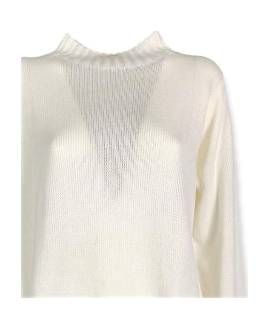 Fabiana Filippi Long-sleeved Sweater In White