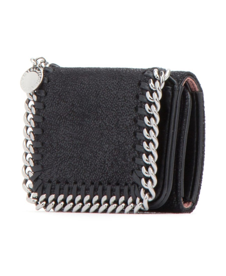 Stella Mccartney Falabella Wallet In Black