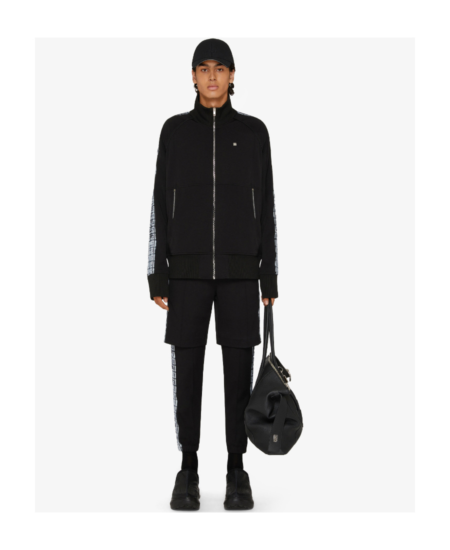 Givenchy 4g Zipped Track Jacket In Black