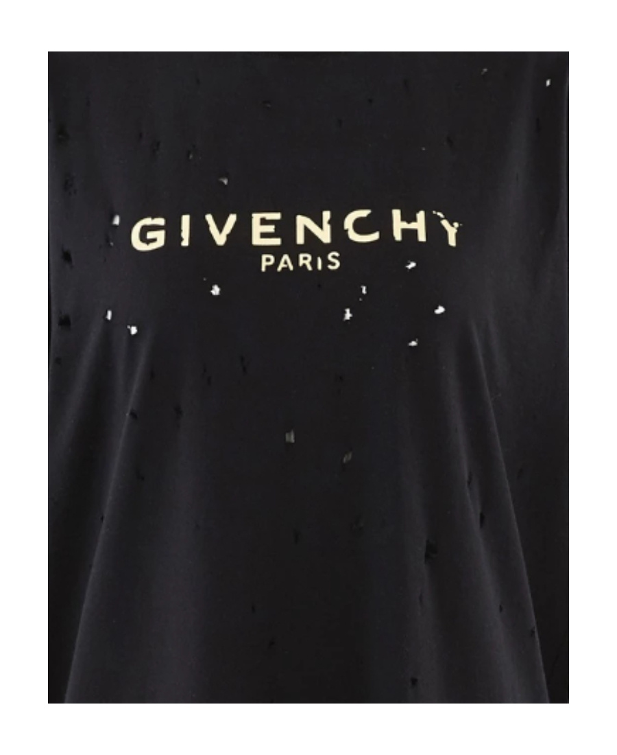 Givenchy Logo-printed Cotton Jersey T-shirt In Black