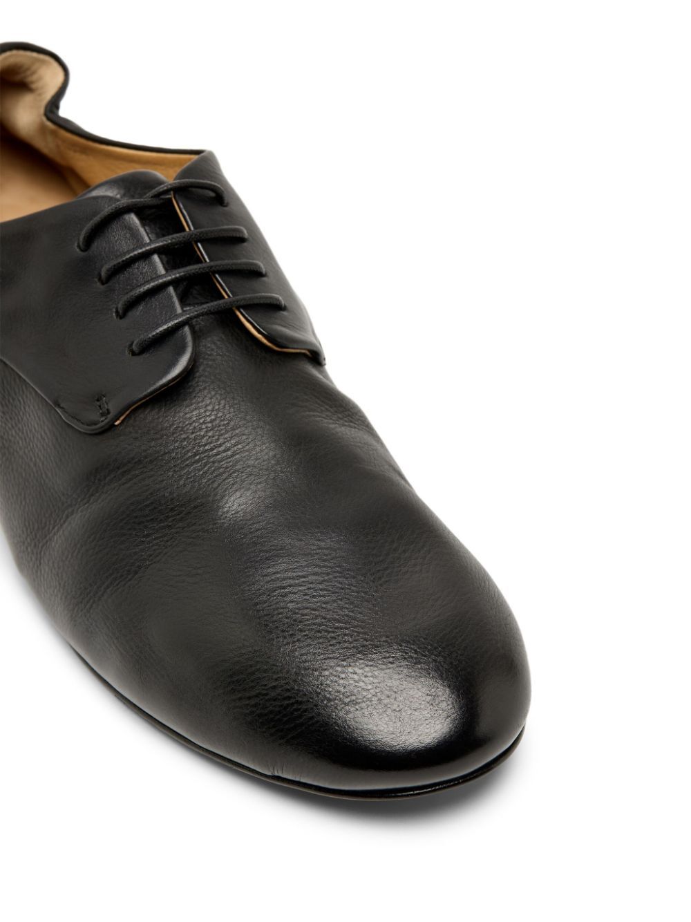 Marsèll Gathered Heel Lace-up Derby Shoes In Black