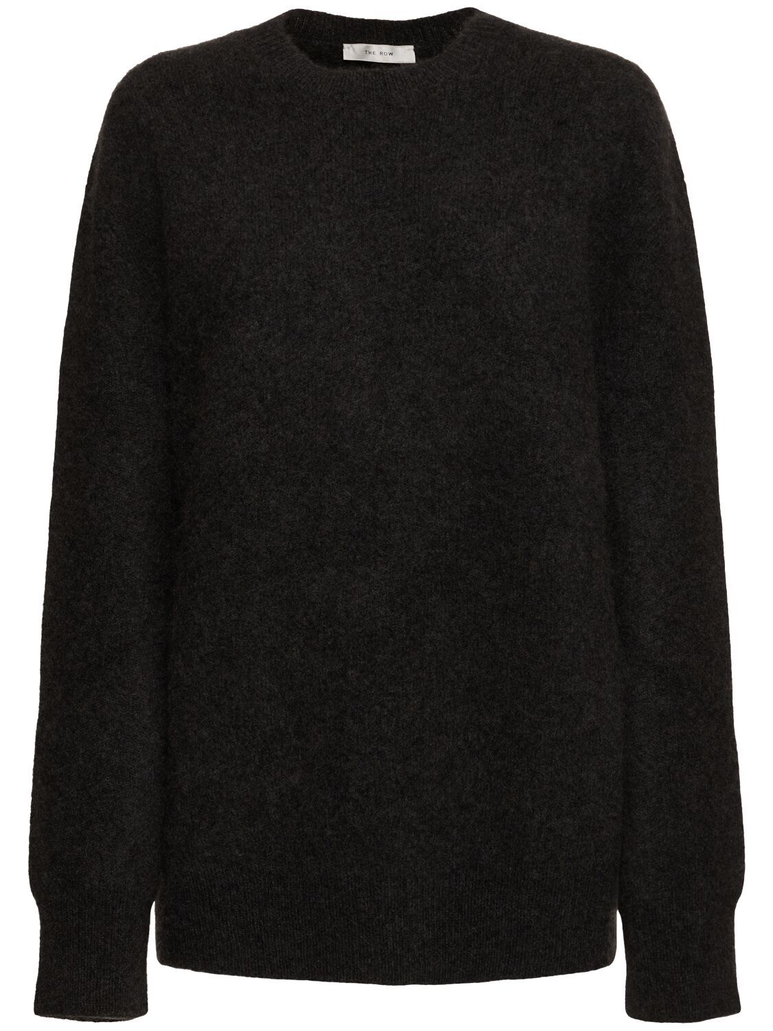 The Row Idea Silk Blend Knit Crewneck Sweater