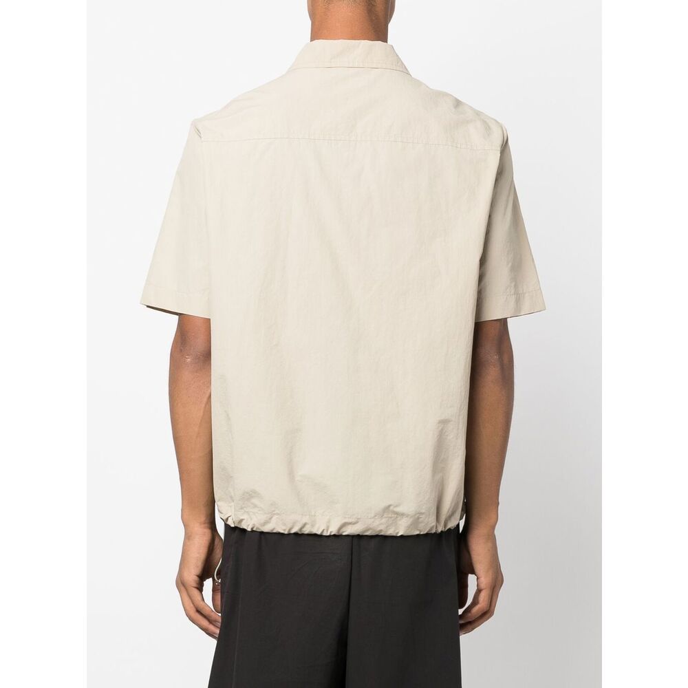 Nanushka Half-zip Short-sleeve Polo Shirt In White