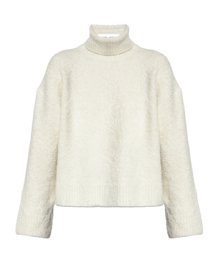 Samsoe & Samsoe Turtleneck Sweater In White