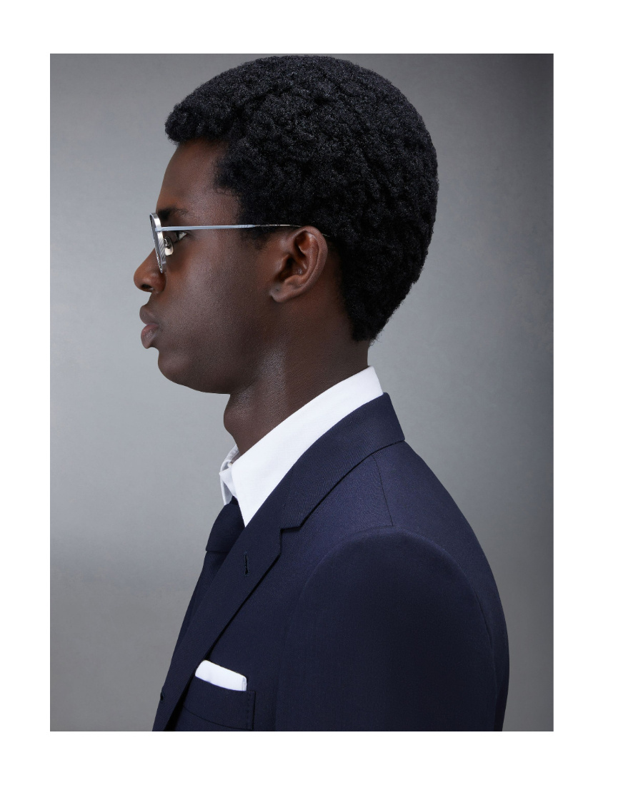 Thom Browne Round Frame Sunglasses In Gray