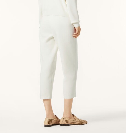 Loro Piana Straight Casual Pants In White