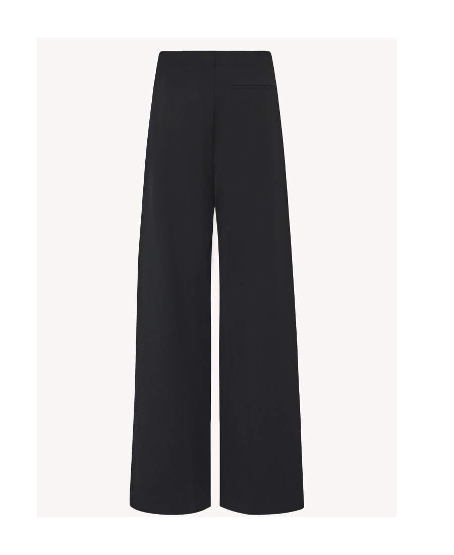 The Row Wide-leg Casual Pants In Black