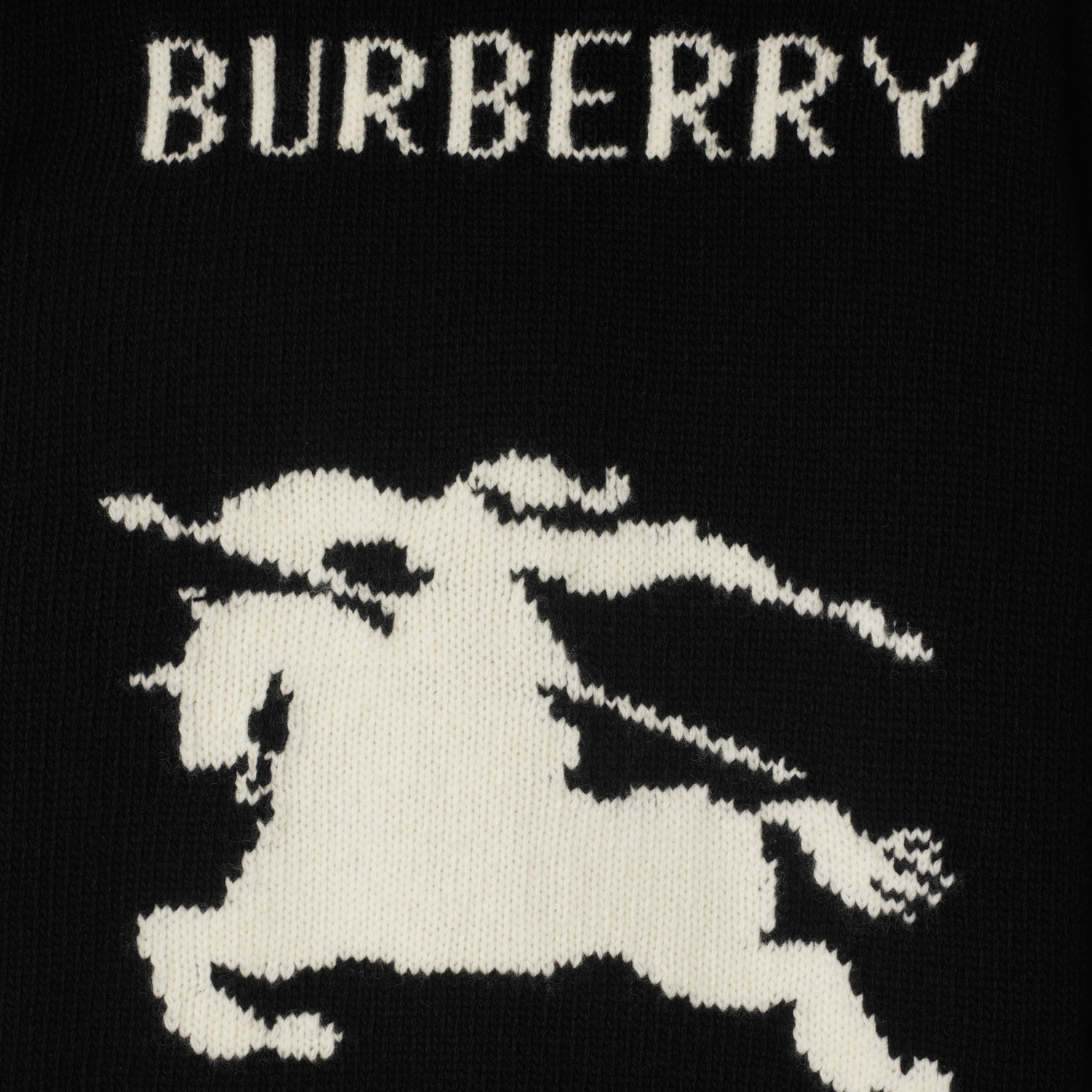 Burberry Ekd Wool Cashmere Sweater In Black