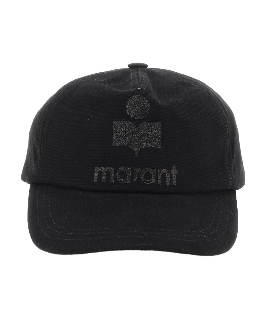 Isabel Marant Logo Baseball Hat In Black