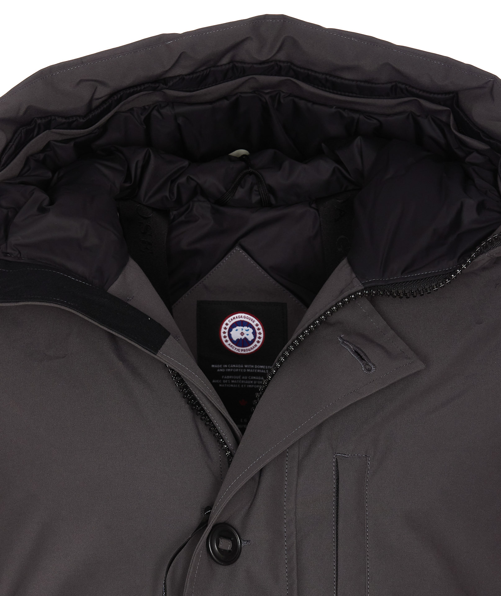 Canada Goose Men's Carson Hooded Short Parka In Black