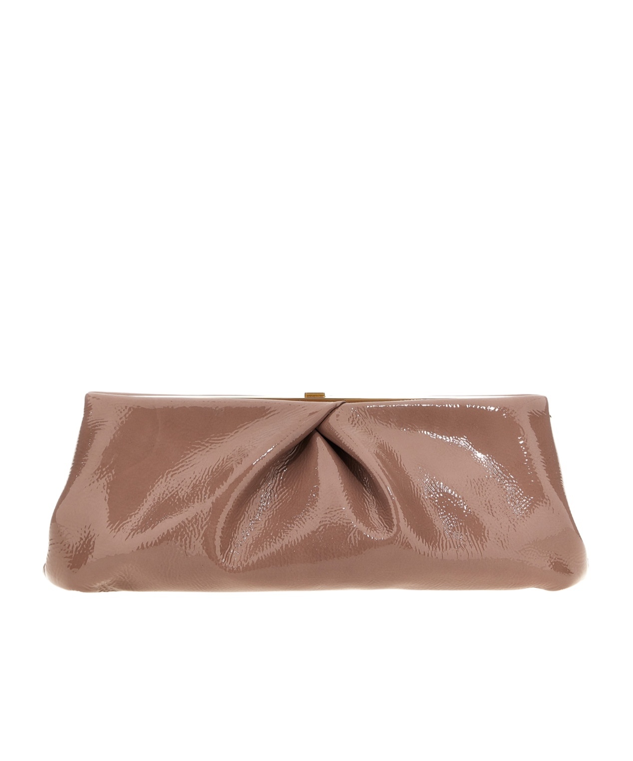 Shop Dries Van Noten Pleated C;utch Bag