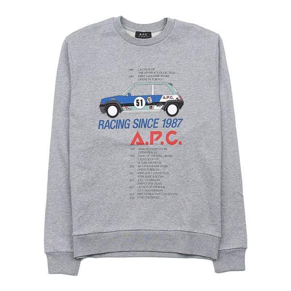 Apc Long-sleeved Sweater In Gray