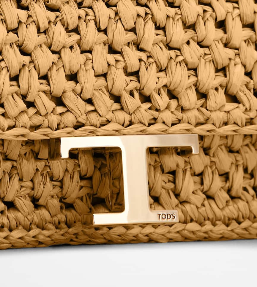 Tod's Mini Raffia Crossbody Bag