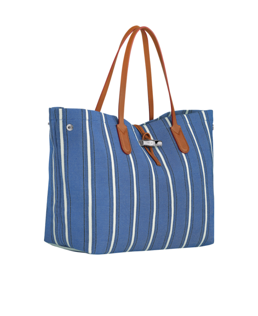 LONGCHAMP ROSEAU ESSENTIAL STRIPED TOTE