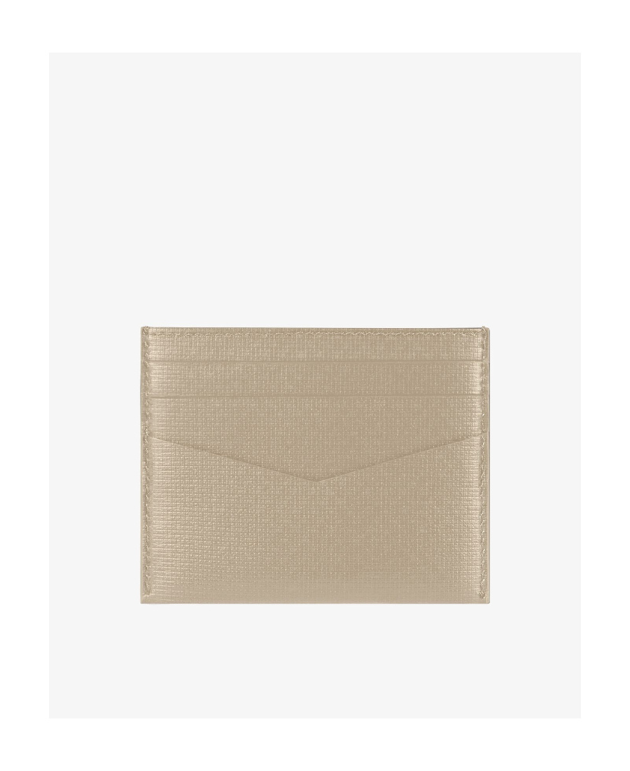 Givenchy Porte-cartes En Cuir Classique 4g In Nude