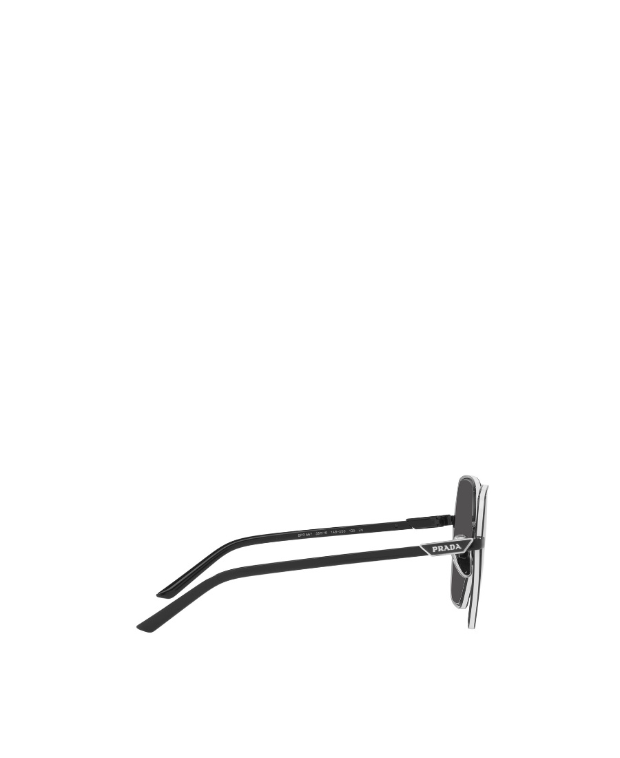 Prada Eyewear Square Frame Sunglasses In Black