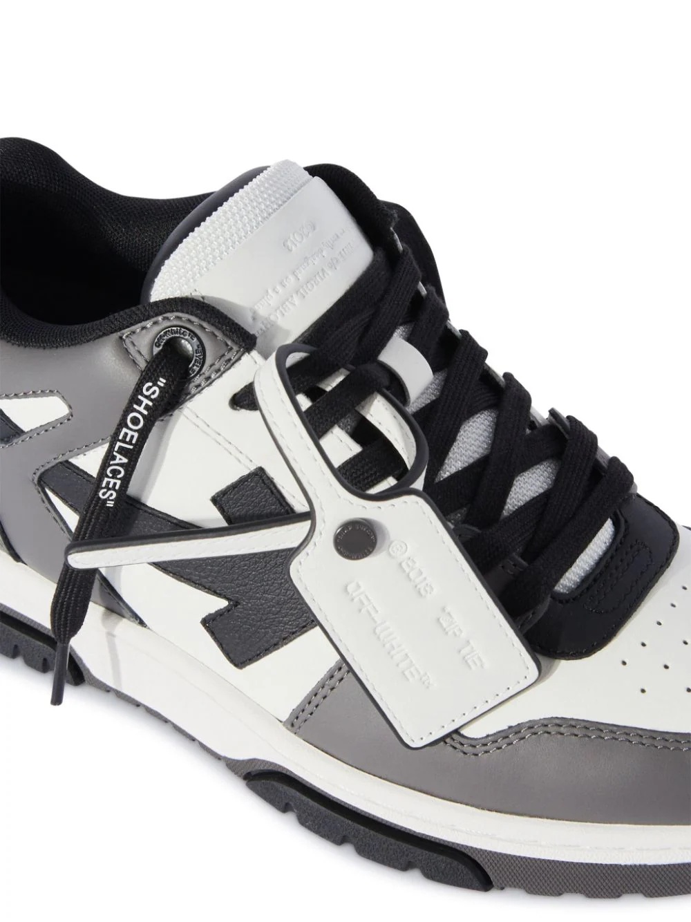 Off-white Out Of Office Sneakers - Off White - Leather - White In Black