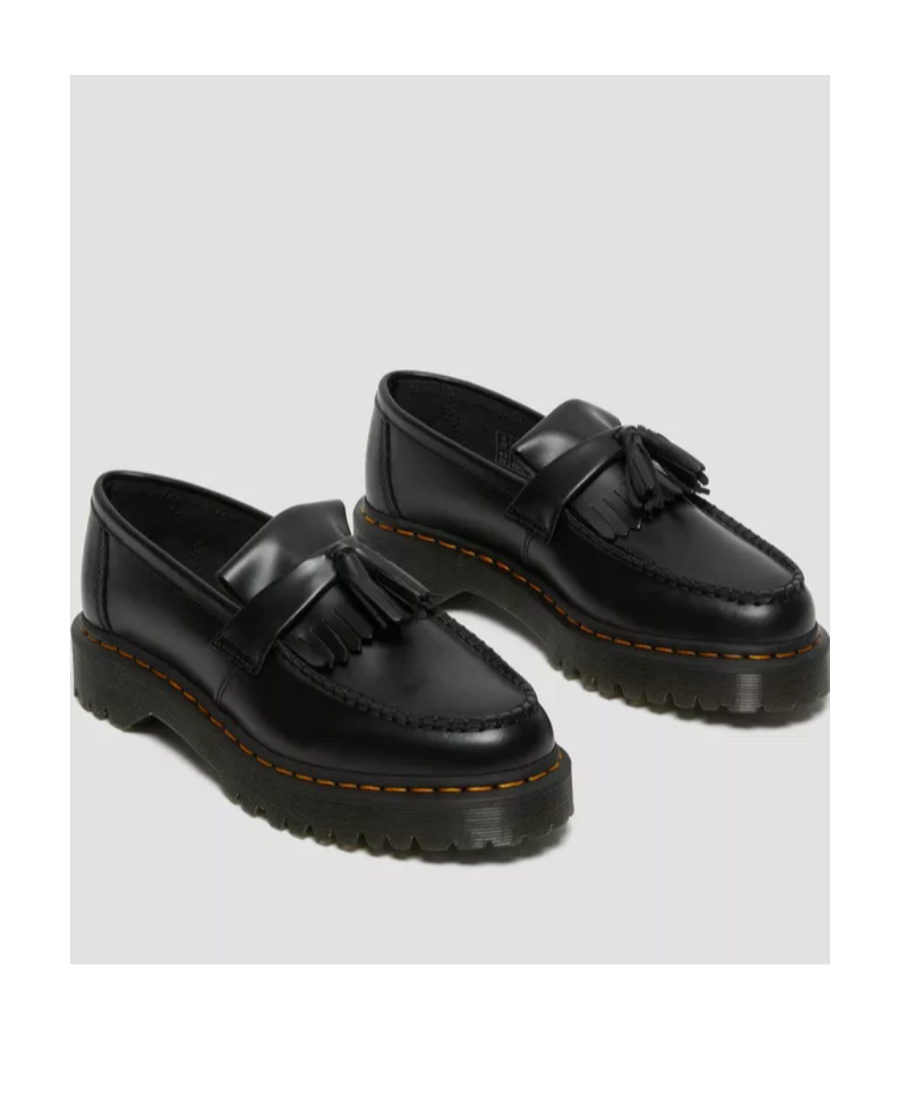 Dr. Martens' Adrian Bex Leather Loafers In Black