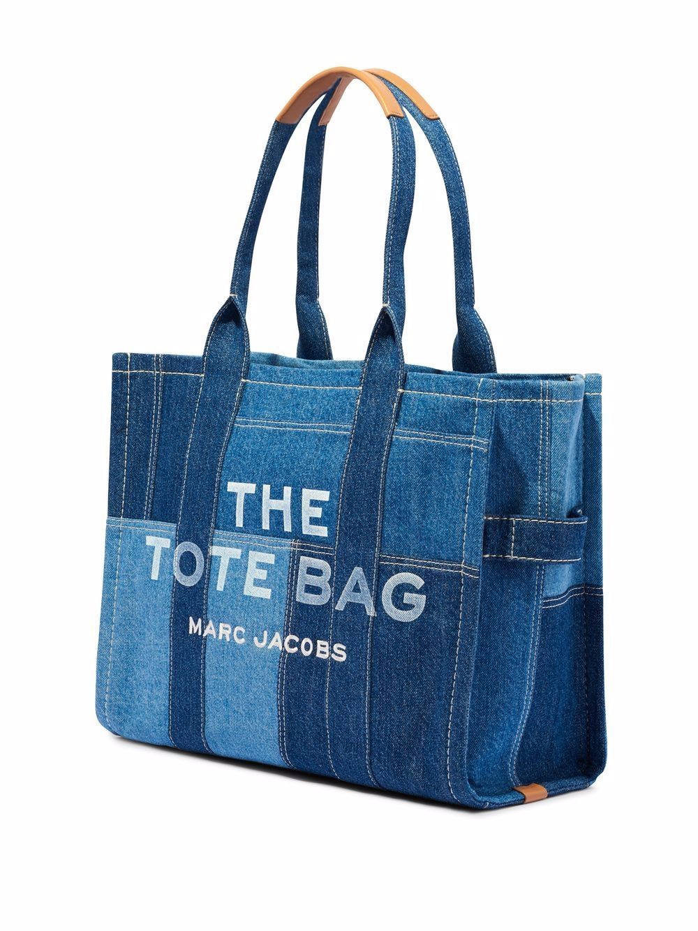 MARC JACOBS THE DENIM LARGE TOTE BAG