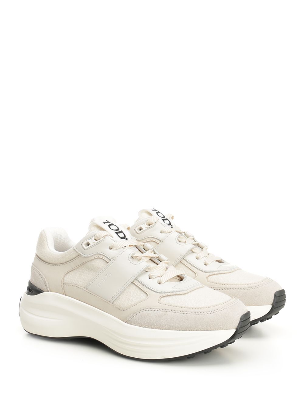 Tod's Sportiva 81l Allacciata Tec In White